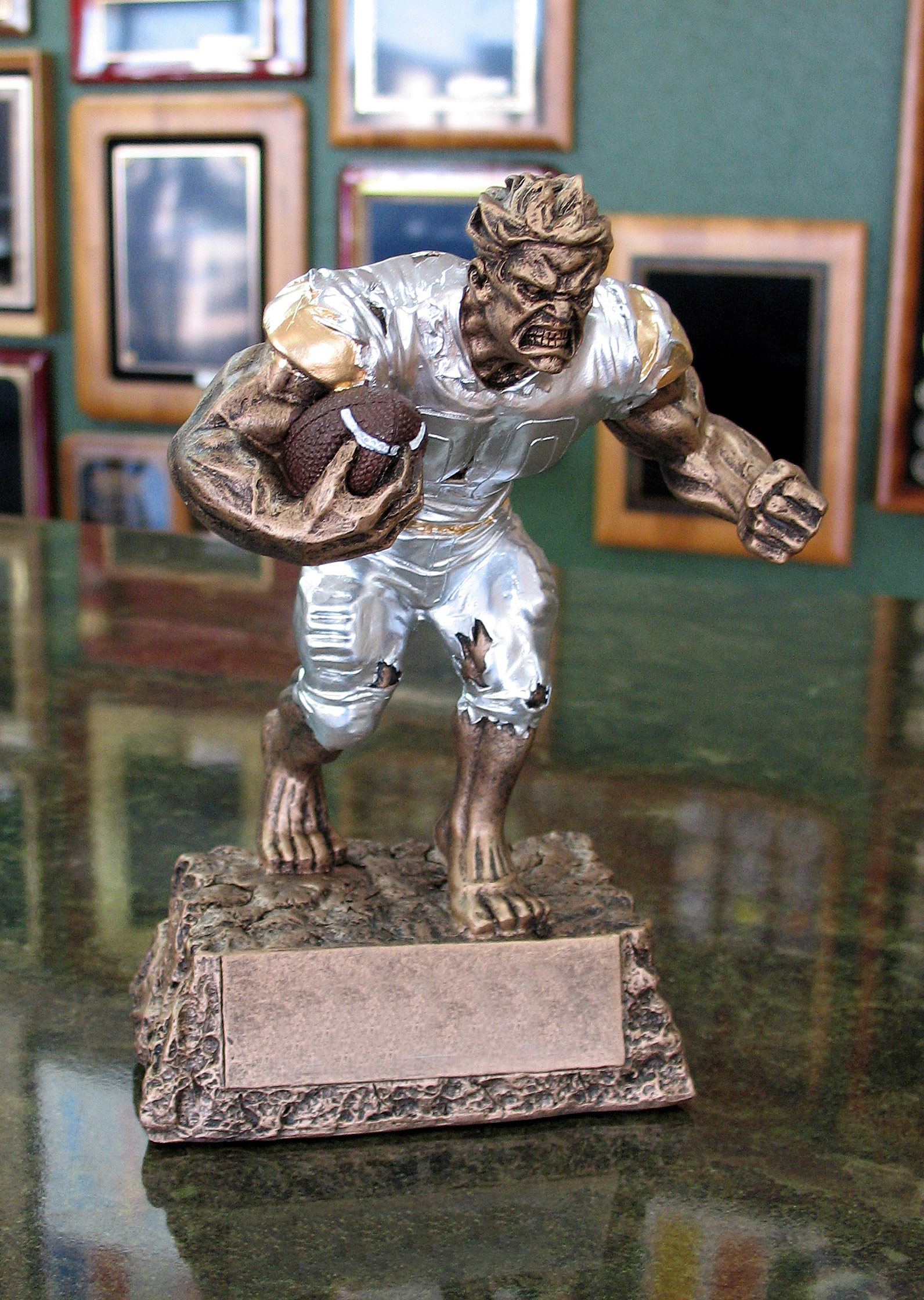Copper Plate with Black Engraving individual plates for Fantasy Trophies